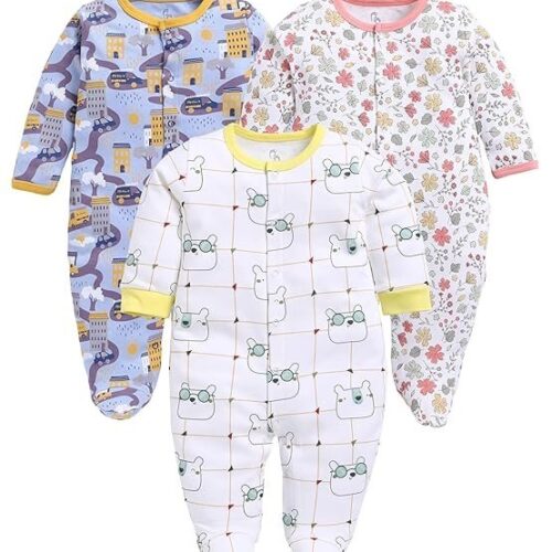 BUMZEE Baby Girls Cotton Sleeveless Above Knee Jumpsuit With Belt