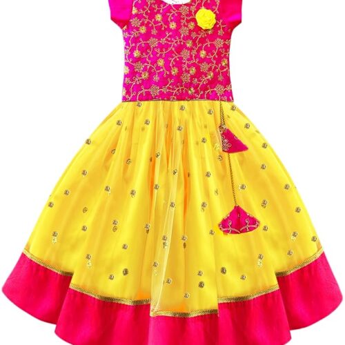 BABY GO Full Sleeves Designer Clothing Set for Baby Girls